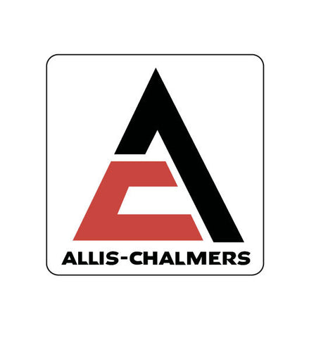 Allis-Chalmers - AC4CWhite Black & Orange Triangle/ White